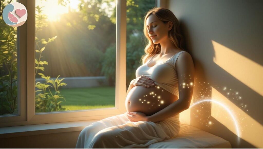 silent prayer during pregnancy,Connect with your unborn baby and God through silent prayer. A gentle spiritual guide for pregnant women.